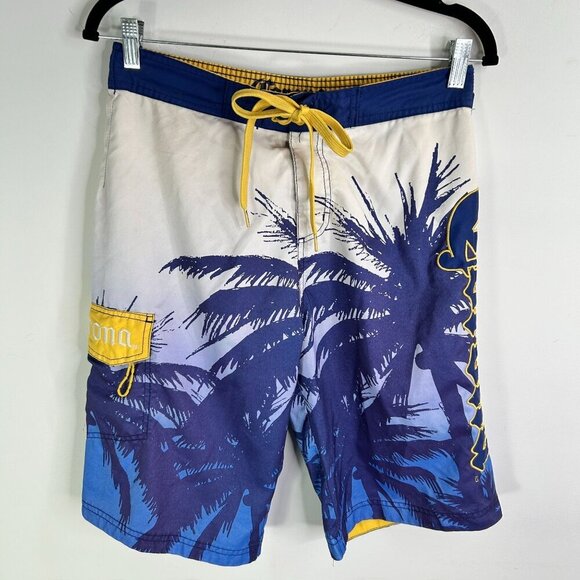 Corona white and blue swimming trunks size small - Picture 1 of 10